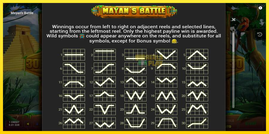 Сурет 5 ойын машинасы Mayans Battle