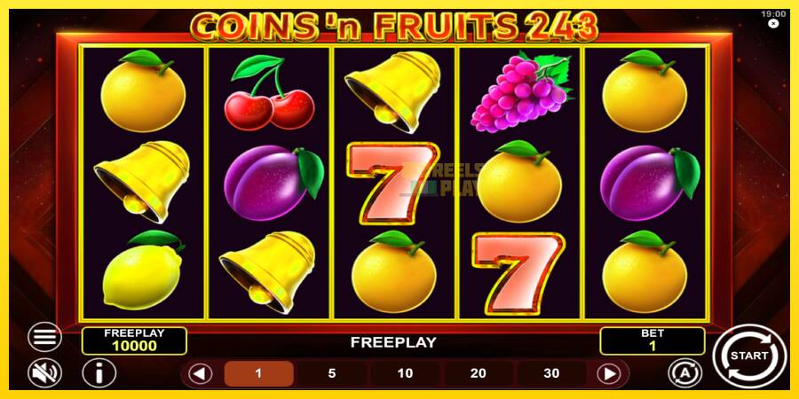 Сурет 2 ойын машинасы Coinsn Fruits 243