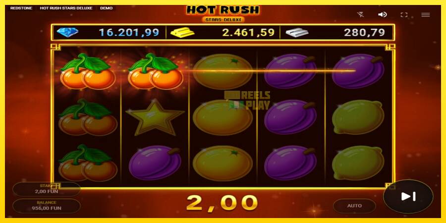 Сурет 3 ойын машинасы Hot Rush Stars Deluxe