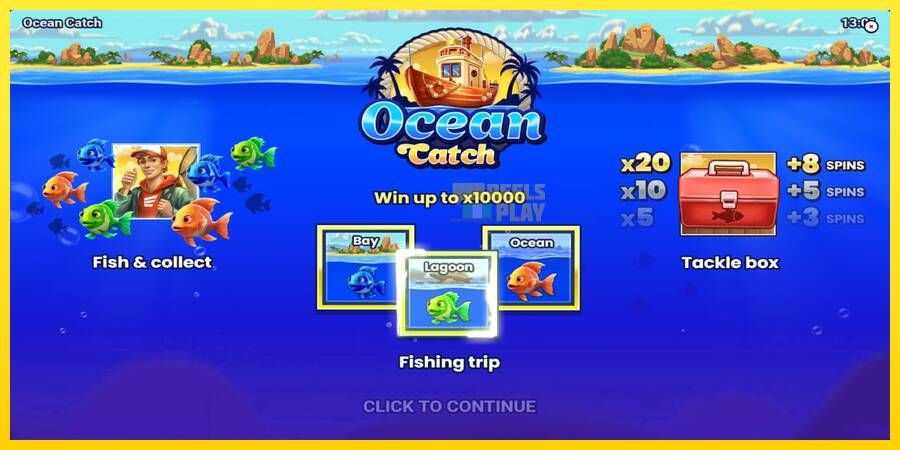 Сурет 1 ойын машинасы Ocean Catch