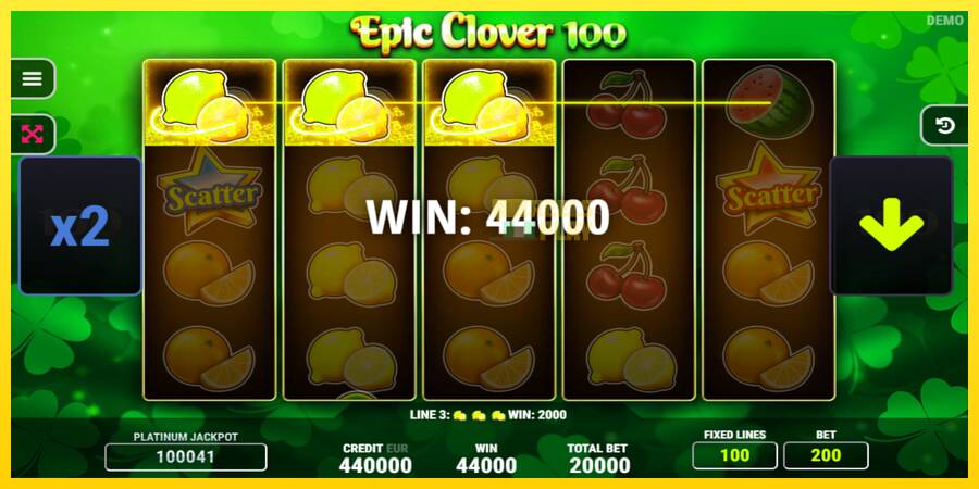 Сурет 2 ойын машинасы Epic Clover 100