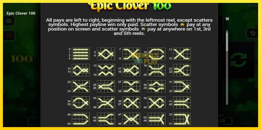 Сурет 5 ойын машинасы Epic Clover 100