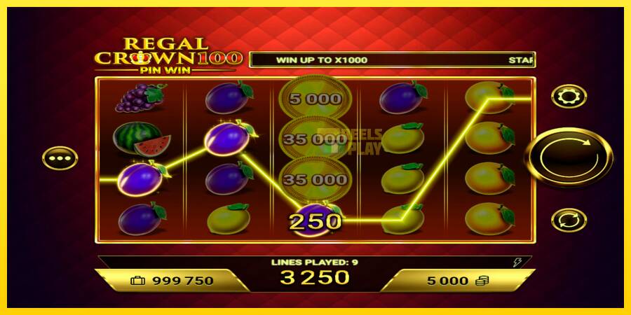 Сурет 3 ойын машинасы Regal Crown 100