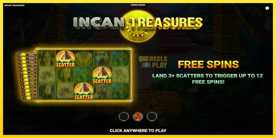 Сурет 1 ойын машинасы Incan Treasures