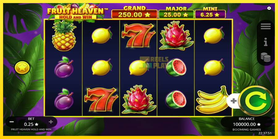 Сурет 2 ойын машинасы Fruit Heaven Hold and Win