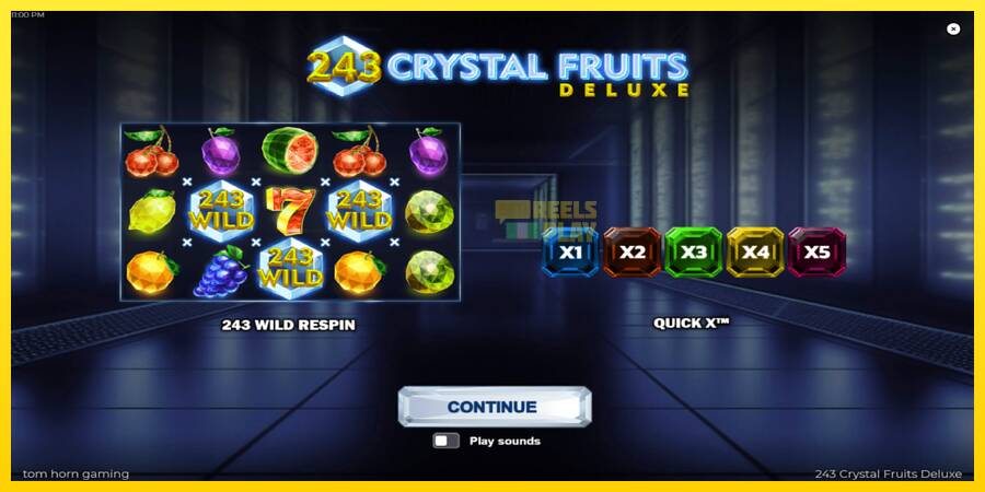 Сурет 1 ойын машинасы 243 Crystal Fruits Deluxe