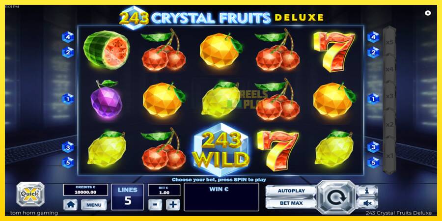 Сурет 2 ойын машинасы 243 Crystal Fruits Deluxe