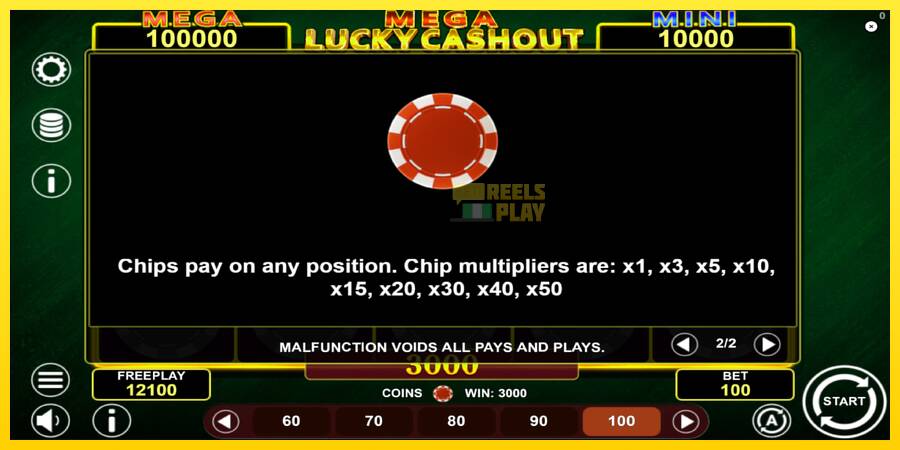 Сурет 6 ойын машинасы Mega Lucky Cashout