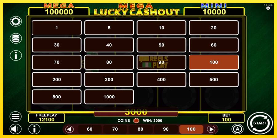 Сурет 7 ойын машинасы Mega Lucky Cashout