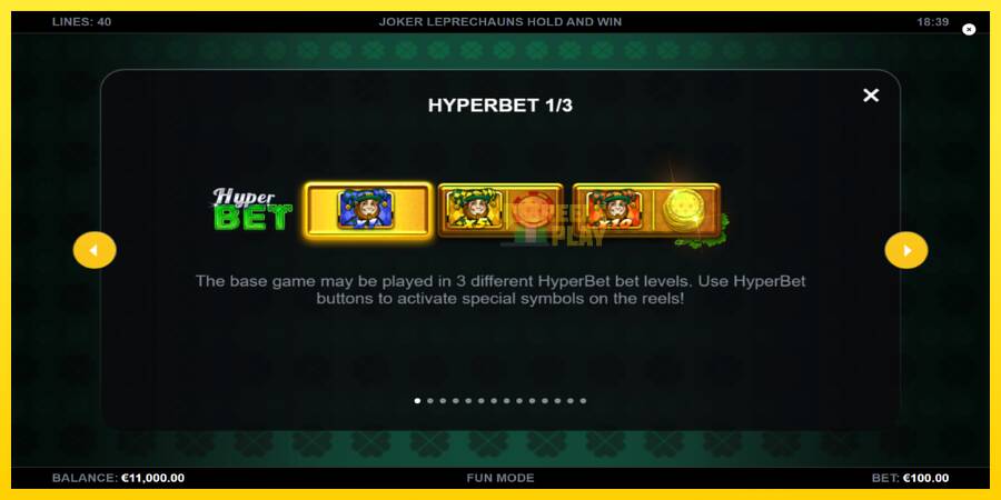 Сурет 5 ойын машинасы Joker Leprechauns Hold and Win