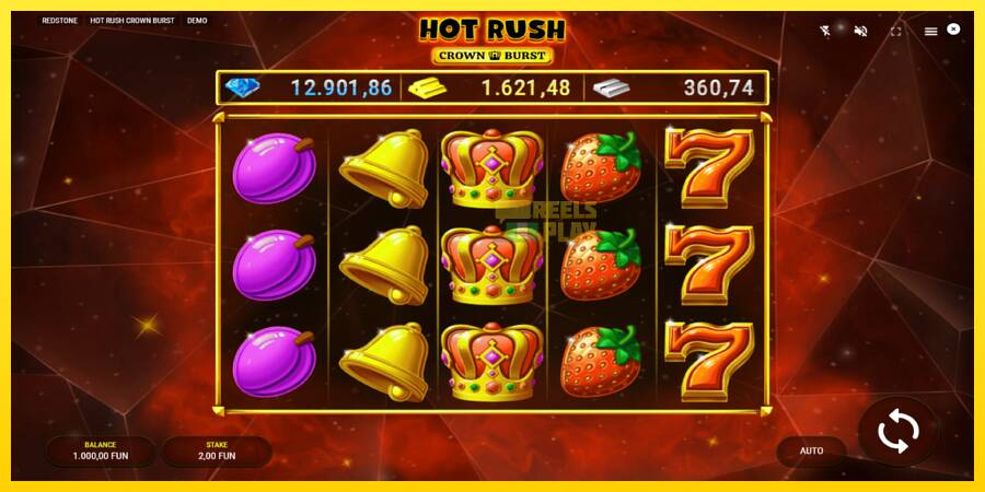 Сурет 2 ойын машинасы Hot Rush Crown Burst