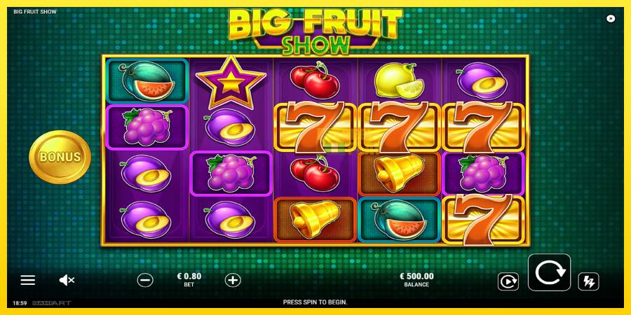 Сурет 2 ойын машинасы Big Fruit Show