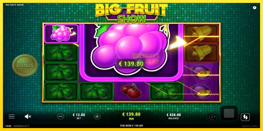 Сурет 3 ойын машинасы Big Fruit Show