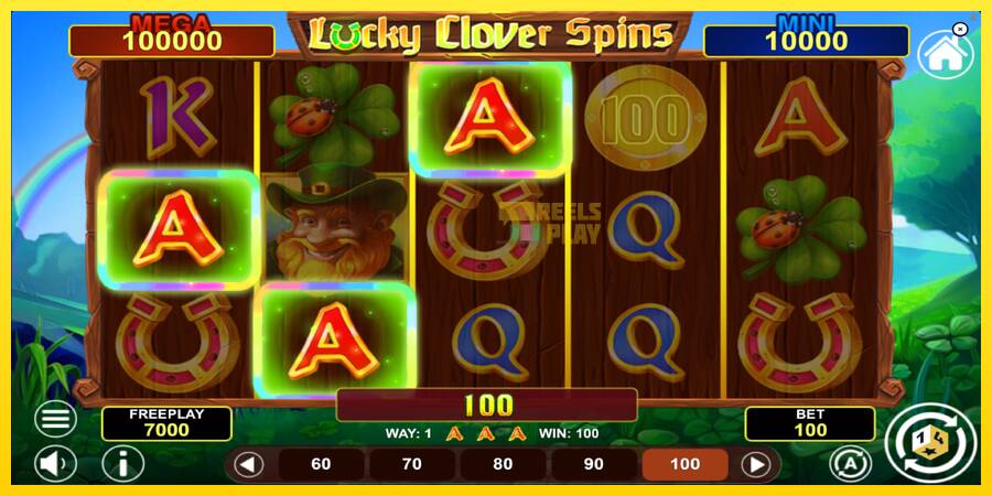 Сурет 3 ойын машинасы Lucky Clover Spins