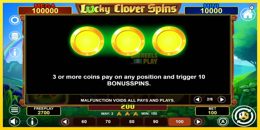 Сурет 6 ойын машинасы Lucky Clover Spins