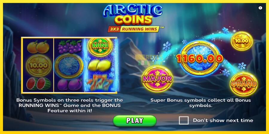 Сурет 1 ойын машинасы Arctic Coins