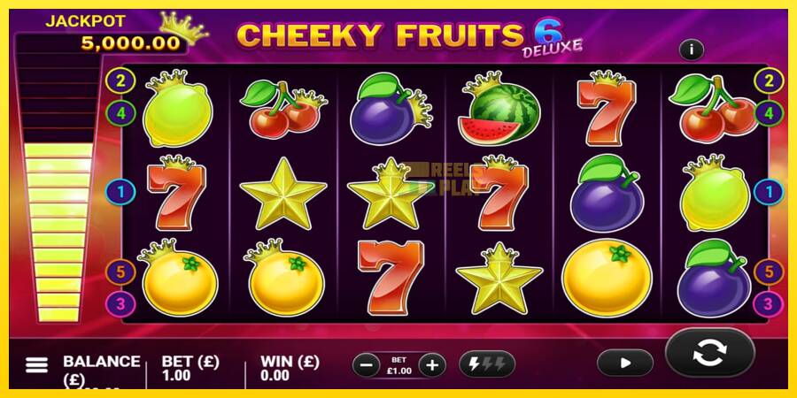 Сурет 1 ойын машинасы Cheeky Fruits 6 Deluxe