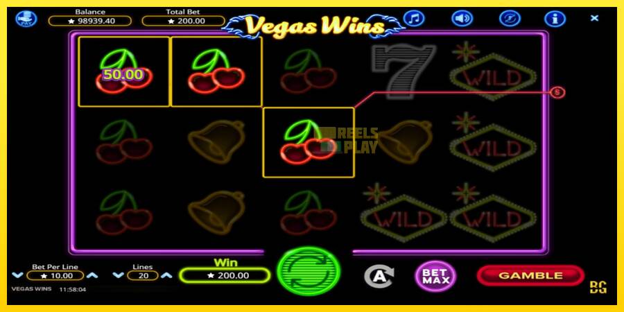 Сурет 3 ойын машинасы Vegas Wins