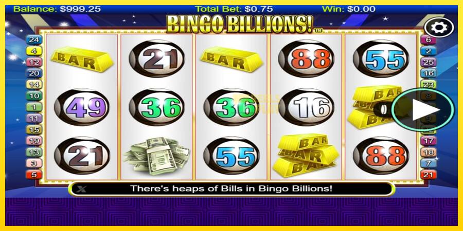 Сурет 1 ойын машинасы Bingo Billions