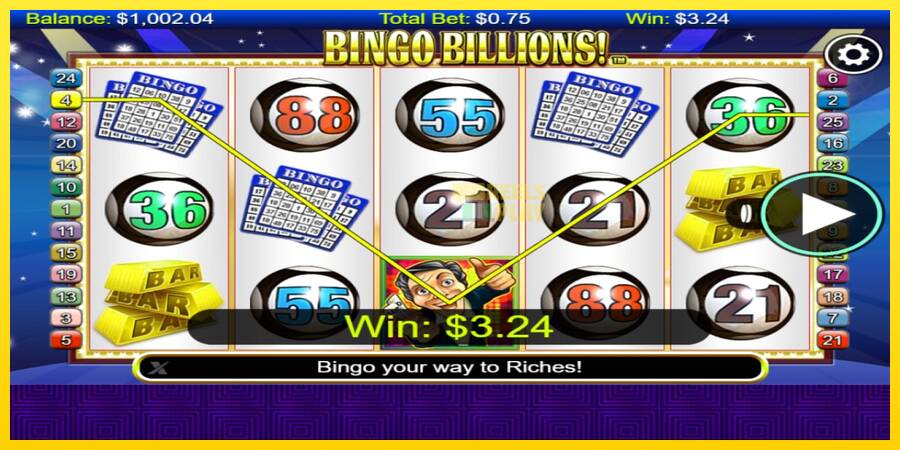 Сурет 3 ойын машинасы Bingo Billions