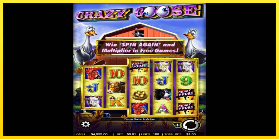 Сурет 1 ойын машинасы Crazy Goose